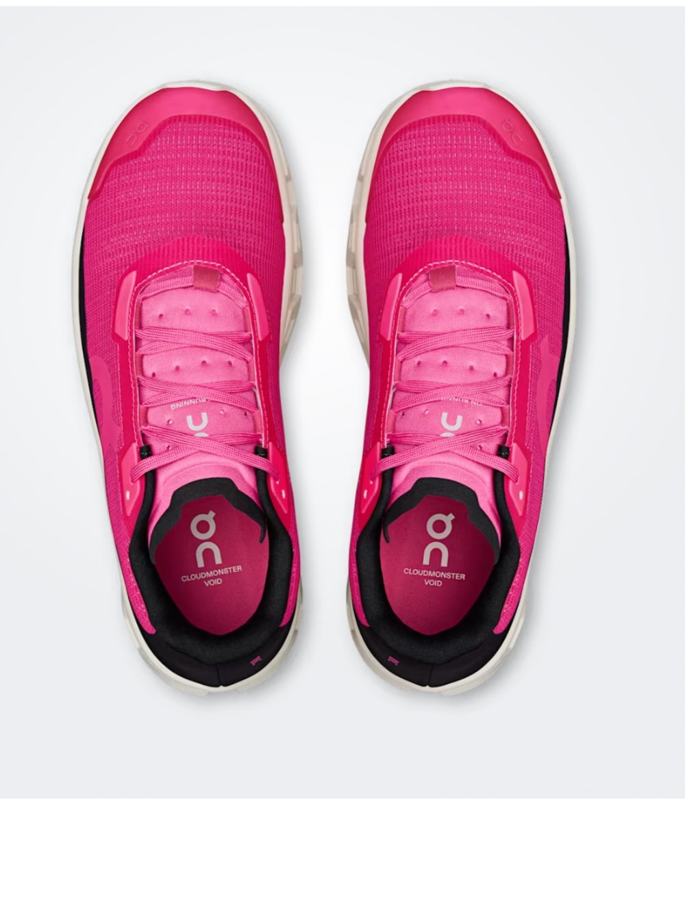 On Cloud-monster Void NWT Pink | Ivory limited edition cushioned iconic sneaker - Picture 4 of 13